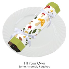 Big Dot of Happiness Wild Mushrooms - No Snap Red Toadstool Party Table Favors - DIY Cracker Boxes - Set of 12