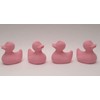 4PCS Rubber Duck Valve Stem Caps (pink)