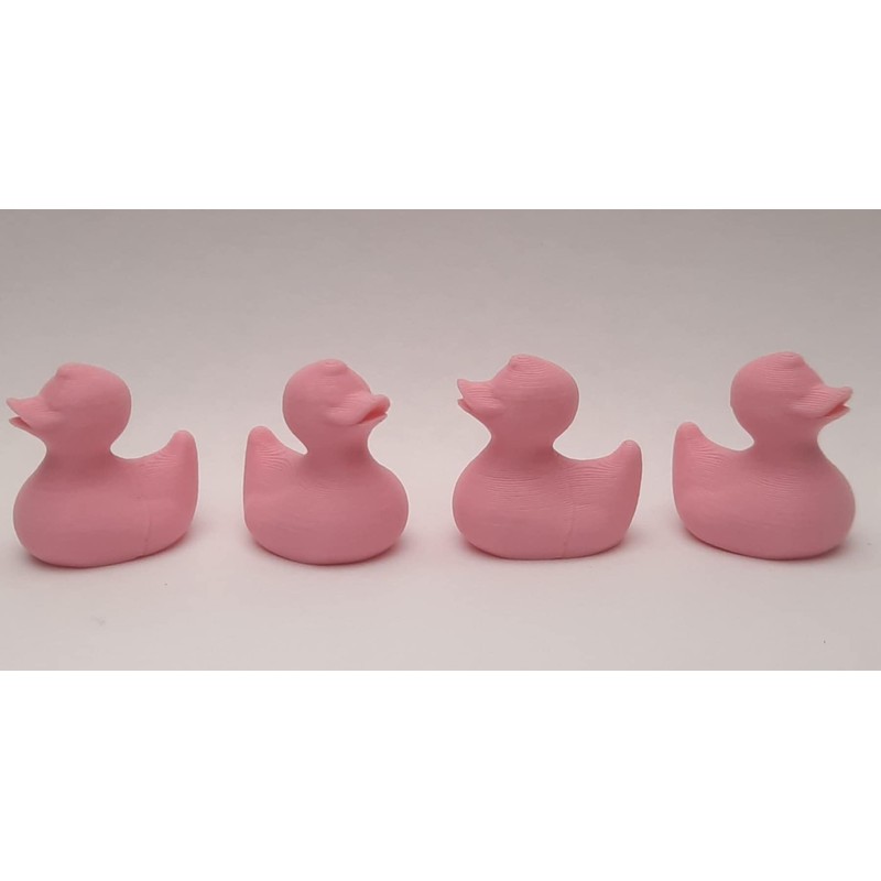 4PCS Rubber Duck Valve Stem Caps (pink)