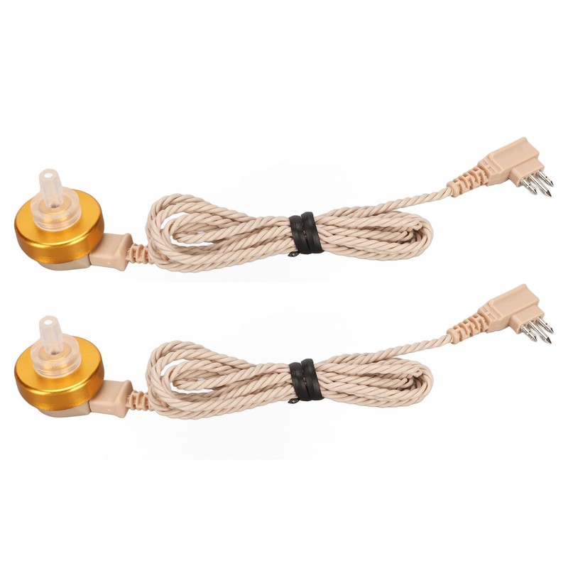2 Set BTE Sound Aid 3 Pin Cable Wire Clearer