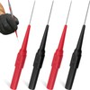 Lekgavd 4pcs Test Probe Pins, 0.7 mm Stainless Steel Insulation