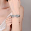 Angle Wings Bracelets for Women Adjustable Chain Bracelet Silver Plated