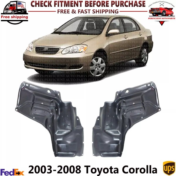 Perfect Fit Engine Splash Shield Under Cover LH & RH