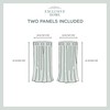 Exclusive Home Curtains Branches Grommet Top Panel Pair, Black Pearl,