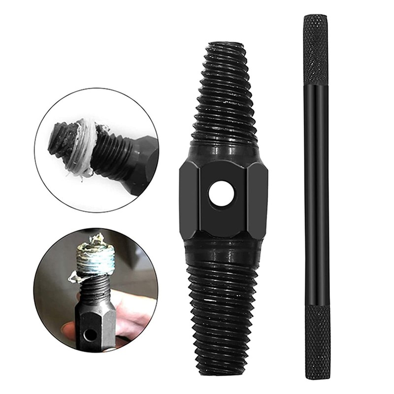 Yuentoen Screw Extractor Set, Double Head Screw Extractor 1/2 and
