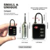 UP Security TSA-Approved Combination Padlock - Durable, Resettable, Compact Travel