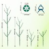 PERSZEN 6 Pack Stackable Monstera Plant Support, Plant Stakes for