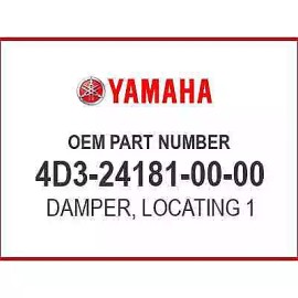 Yamaha DAMPER, LOCATING 1 4D3-24181-00-0