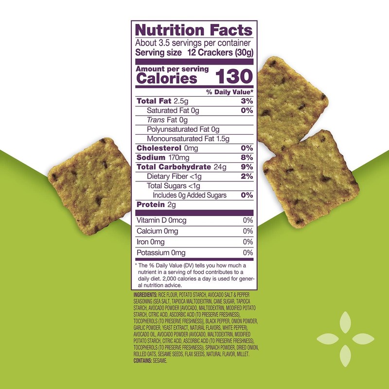 YCNO KOMBOFAN Crunch master Avocado Toast, Salt & Pepper, Crunchy