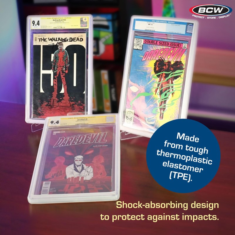 BCW Graded Comic Slab Bumpers | Translucent Comic Book Protectors