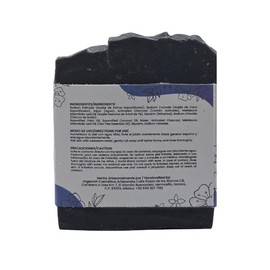 Organart Jabón Facial Natural de Carbón Activado | Árbol de Té | Limpieza Profunda | 100 g