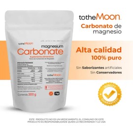 Carbonato De Magnesio Polvo Natural 900g Velbeth Sabor Sin Sabor                                                                                      