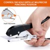 Nvanvmm Hole Punch 5/16 Inch-8mm Single Hole Hole Punch, Heavy