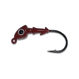 Fish On Tackle 1/4 Oz Jig Head - Red - 5 per pack