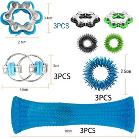 Pack of 12 Fidget Toys, Adhs Toy, Anti-Stress Toy, Adult Fidget Toys, Adhs Toy Adults, Tuning Toy, Anti-Stress Toy, Adults, Best Fidget Toys