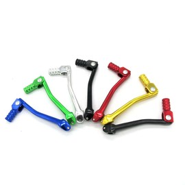 Asbmatole Kickstart Kick Start,Aluminum 2" Folding Gear Shifter Shift Lever for Honda XR50 CRF50 XR CRF 50cc 70cc 90cc 110cc 125cc Dirt Pit Bike(Gold)