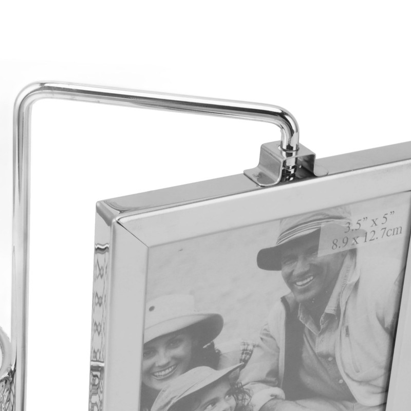 Pen Holder Picture Frame Stainless Steel Large Capacity Multi Purpose