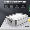 Umigy 8 Pcs Stainless Steel Food Containers 1200ml Metal Bento