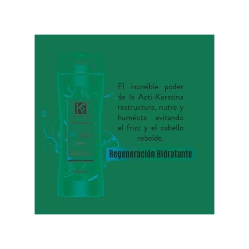 Kerashine Shampoo Hidratante 2 en 1 con Ácido Hialurónico 650ml
