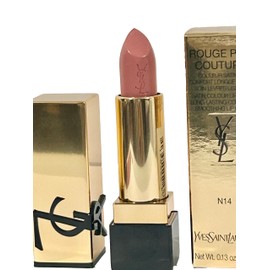 YVES SAINT LAURENT Rouge Pur Couture Satin Lipstick # N14 NUDE RENDEZ-VOUS YSL Lipstick Women 0.13 oZ / 3.8 g