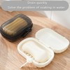 Yharnamite 2 Pcs Travel Soap Case Box, Portable Bar Soap