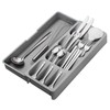 nebxazw Kitchen Drawer Organizer Tray,Drawer Organiser,Cutlery Tray,Expandable Utensil Tray for