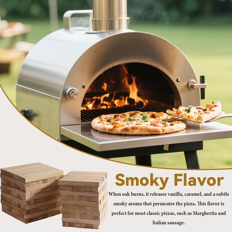 Pizza Oven Wood, 19 Lbs 6 Inch Oak for Ooni,