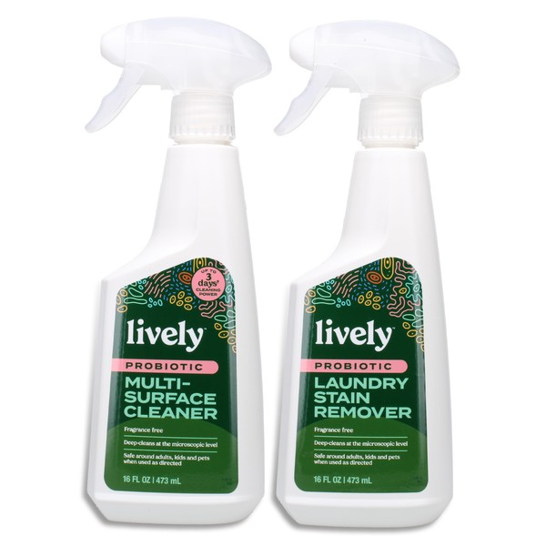 Lively Home Cleaning & Stain Removal Bundle – Multi-Surface Cleaner