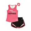 Hind NWT 3-Piece Girls 10-12 Tank Top, Shorts & Scrunchie