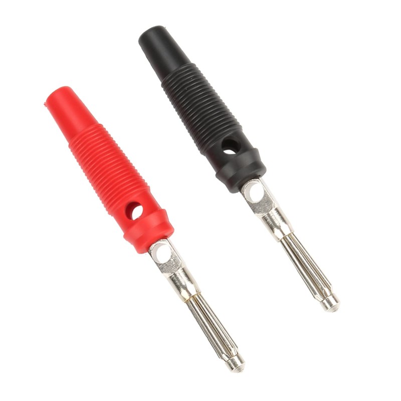 P3008 10PCS 4mm Plated Banana Plug Jack Speaker Amplifier Test