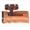 Universal Side Wooden Handle Grip Natural Adjustable Brazilian Wood Side