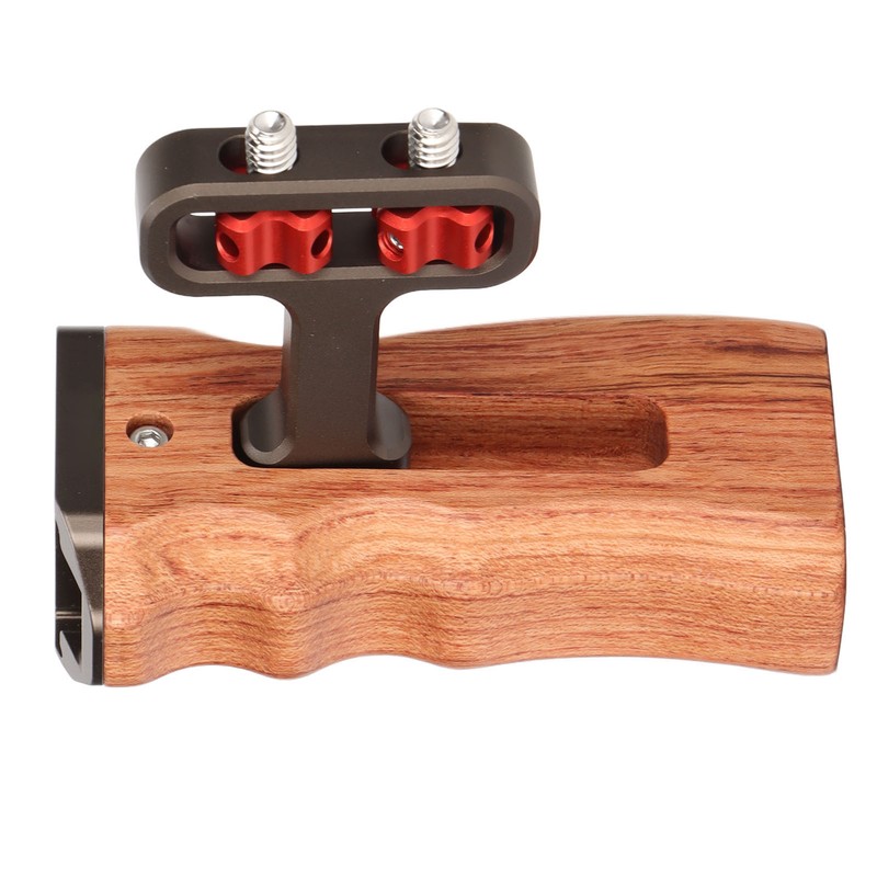 Universal Side Wooden Handle Grip Natural Adjustable Brazilian Wood Side