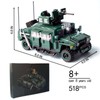 KALAPINK Military Vehicles Building Blocks (500 Pieces Kits), M1151 Armored