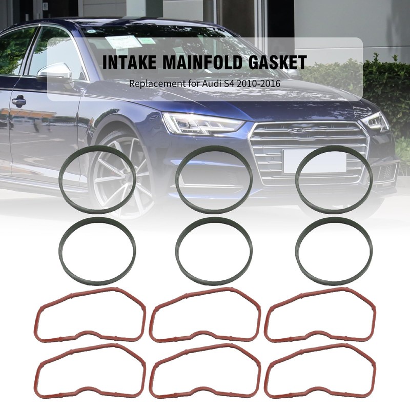 Vkinman 12Pcs 079129717B Upper Lower Intake Manifold Gaskets Replacement for
