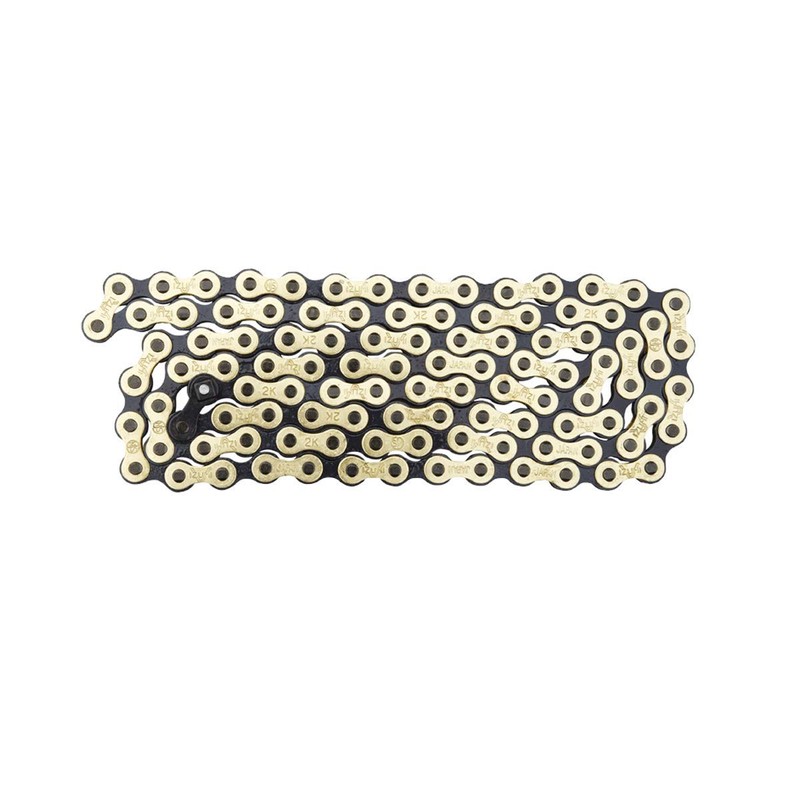 Izumi V-Chain Super Tough 1/8 x 1/2 (106 Links), Gold/Black