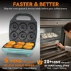 Baker’s Friend Mini Donut Maker Machine for Home, 6 x