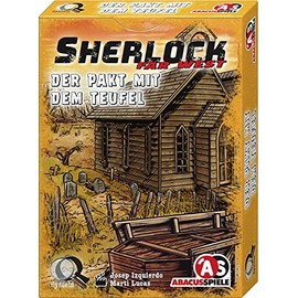 ABACUSSPIELE 48204 Sherlock Far West The Pact with the Devil, Crime Card Game