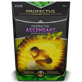 World of Kylia Saqiya Festival Starter Deck Profectus – TCG Strategy Board Games for Adults, Fun Adult Board Games for Game Night Deck Building with RPG Dice & Card Game for Kids & Teens Ages 13+