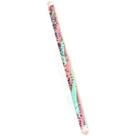 Star Magic Glitter Wand Sensory Toy Wands for Kids Glitter Wand Tube (Aqua/Pink, 11 Inch)