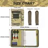 Army Military Padfolio Ring Binder with Zippered Portfolio Organizer and