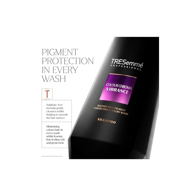 TRESemme Colour Chroma Vibrance Shampoo hair care for a vibrant,