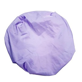 Generic Reusable Shower Cap For Men and Women Durable Hair Cap For Shower Comfortable and Stretchable Elastic Band One Size Fits All Leak Proof Design Multipurpose (Purple), Medium