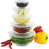 Norpro 10-Piece Nesting Glass Mixing/Storage Bowls with Lids