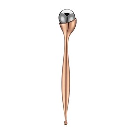 LISAPACK Metal Eye Cream Roller Wand, Face Massage, Facial Massager for Applicator, Reduce Puffiness (Rose Gold)