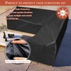 RICHIE V-Shape Garden Furniture Covers Waterproof, L Shape Garden Sofa