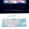 87 Keys Computer Keyboard Mixed Light Mechanical Computer Peripherals for
