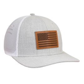 US Flag Snapback Cap American Flag Design Men Women Outdoor Sports, & Everyday Wear Comfort & Stylish Perfect for Gifting (US, Alpha, One Size, Light Grey & White)