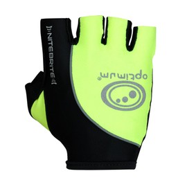 Optimum Nitebrite MTB Gloves - Easy Sweat Wipe-off Thumb Terry, Breathable and Sweat-Wicking - Protective Palm Padding - Perfect for Cycling, Climbing, Mountain Biking, and Other Outdoor Pursuits