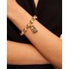 UNOde50 SNOWFLAKE Bracelet, 18K Gold-Plated, 7.5" Length