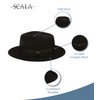 Scala Classico Men's Crushable Water Repelant Wool Felt Fedora Hat,